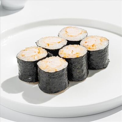 Спайси маки ролл с креветкою в SeabasSushi по цене 595 ₽