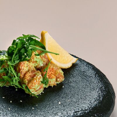 Креветки в соусе васаби со сгущенным молоком в Avgust13 по цене 1250 ₽