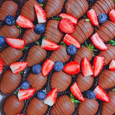 Набор Клубника в шоколаде классик 25 в Мос клубника в шоколаде по цене 5100 ₽