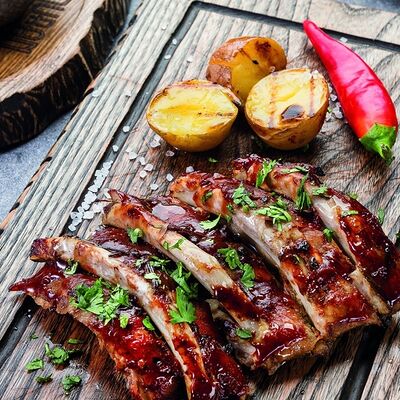 Ребра BBQ в Duran Bar & Grill по цене 690 ₽