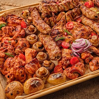 №11 Ассорти из шашлыков на 6-8 персон в Шашлык Красногорск по цене 11690 ₽