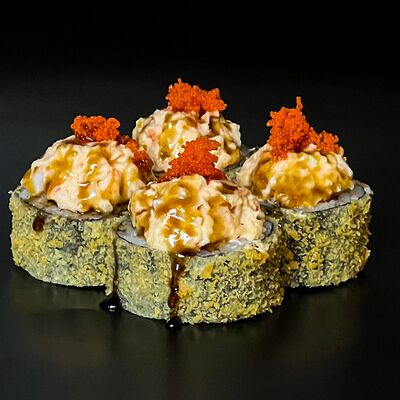 Темпура с тартаром из креветок в Yummy Sushi по цене 445 ₽