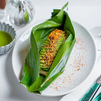 Лосось в банановых листьях в Narnia