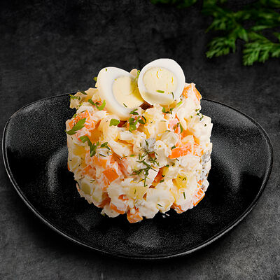 Столичный салат с цыпленком в Евразия экспресс по цене 345 ₽