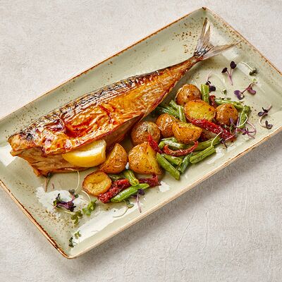 Скумбрия гриль в Пеперончино по цене 775 ₽