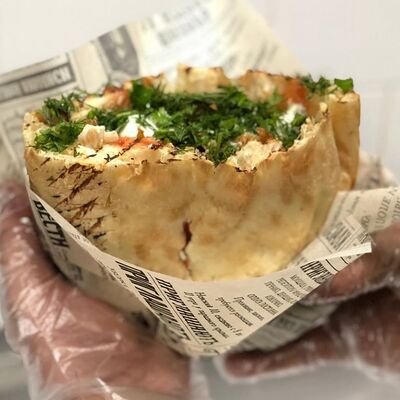 Донар с курицей в Шаурма Сити по цене 235 ₽