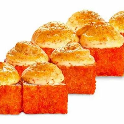 Запеченный ролл со снежным крабом в Суши-бар Якудза по цене 351 ₽