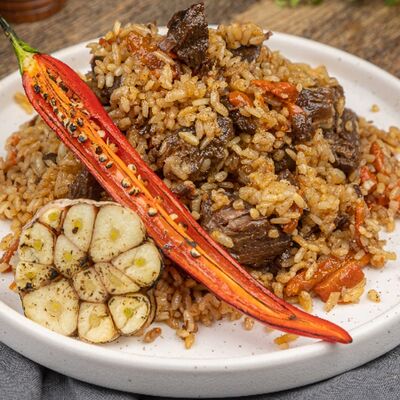 Плов с говядиной в Буркина Фасоль по цене 370 ₽