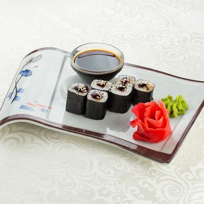 Мини-ролл с угрем в Римские каникулы по цене 310 ₽