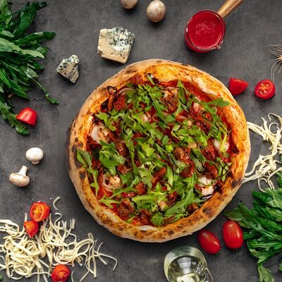 Пицца с креветками и кальмарамив Наша пицца по цене 4190 ₸