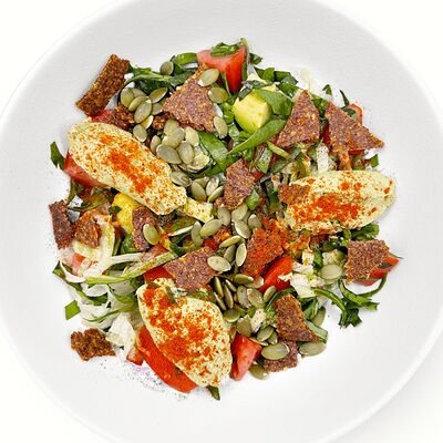 Салат с хумусом в BunnyMoon по цене 750 ₽