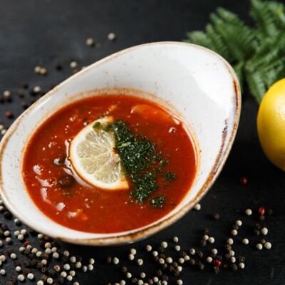 Солянка с колбасками и пеперони в 8 seconds pub по цене 500 ₽