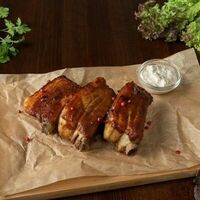 Свиные рёбрышки по особому рецепту в Dance&grillpark