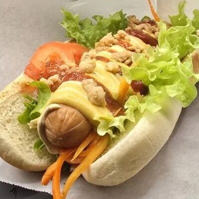 Датский хот-дог свинина в Мясная жара по цене 260 ₽