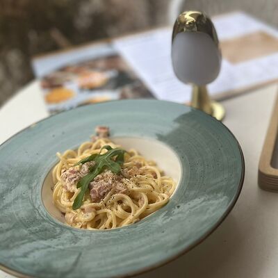 Паста Карбонара в Breakfast по цене 580 ₽