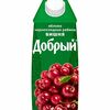 Сок Добрый Яблоко, черноплодная рябина, вишня в Пипони по цене 300
