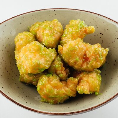 Креветки темпура в соусе васаби или руй в Магадан по цене 820 ₽