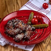 Крылышки куриные с соусом Барбекю в Дамаск