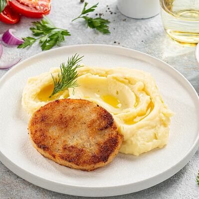 Котлета Дары моря с картофельным пюре в Магбургер & Братья Караваевы по цене 279