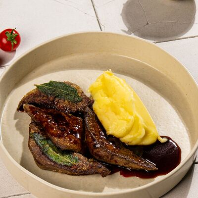 Телячья печень с соусом порто в Маймун по цене 590