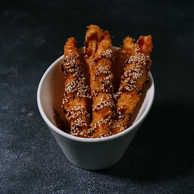 Креветки в темпуре в Японский Двор по цене 590 ₽