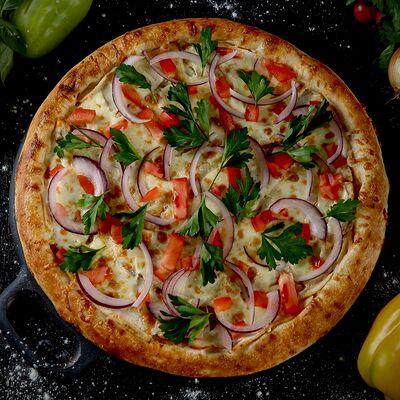 Пицца Гриль курица 22 см в Hot Pizza по цене 570 ₽