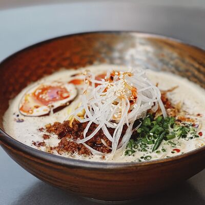 Кунжутный Тан-тан рамэн с пряным фаршем в Daimyoramen по цене 750 ₽