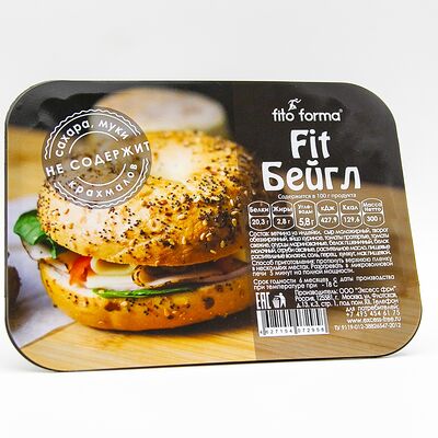 Низкоуглеводный Fit-бейгл Fito Forma в Ничего лишнего по цене 550 ₽
