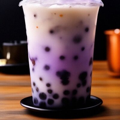 Таро Латте в Black Pug Bubble Tea по цене 600 ₽