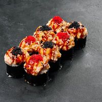 Запеченный ролл с лососем и сливочным сыром в Ketch Up