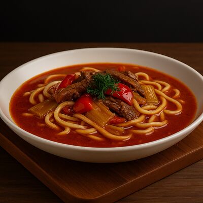 Лагман по-уйгурскив Кафе по цене 570 ₽