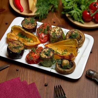 Овощи на мангале в The Кухня по цене 450 ₽