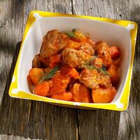 Жаркое со свининой в Федина дача