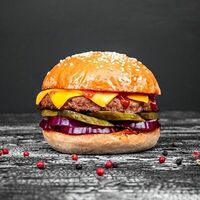 Классический бургер в TEXAS BURGERS