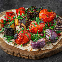Овощи на мангале в Degusto