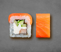 Филадельфия с угрем в Суша