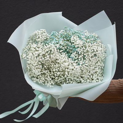 Букет цветов Облако гипсофил в Пышно Расцвели по цене 5500 ₽
