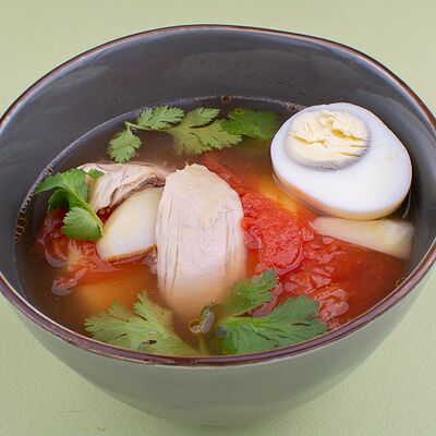 Куриный суп с яйцом в Усадьба по цене 275 ₽