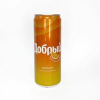 Добрый Fanta в жестяной банке в SAAG Cafe