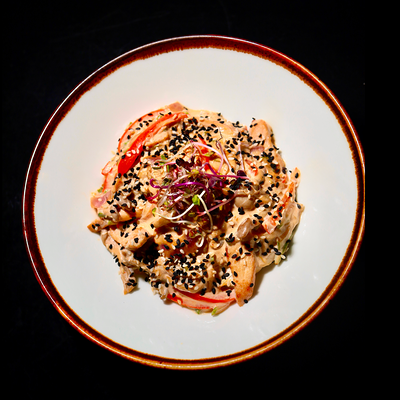 Рис с цыплёнком и вешанками в Синица по цене 530 ₽