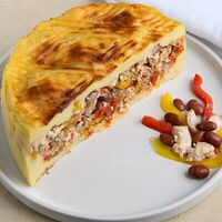 Картофельная запеканка с мясом в Гусь на тарелке