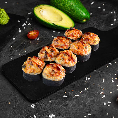 Запеченный ролл с угрем в X-Delivery по цене 750 ₽