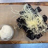 Гренки из бородинского хлеба в Мусс