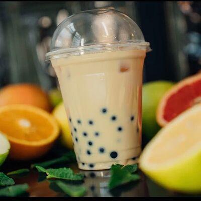 Бабл ти Айс латте с шоколадом в FoodBox по цене 430 ₽