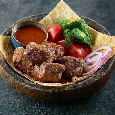 Шашлык из мякоти телятины в Двор Помидор по цене 790