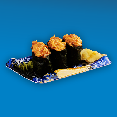 Острый магуро (Гункан с тунцом в спайси соусе) в Yume sushi по цене 690 ₽