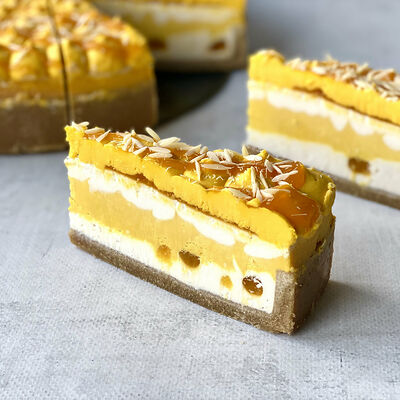 Чизкейк манго-маракуйя в Кухня 91 по цене 348 ₽