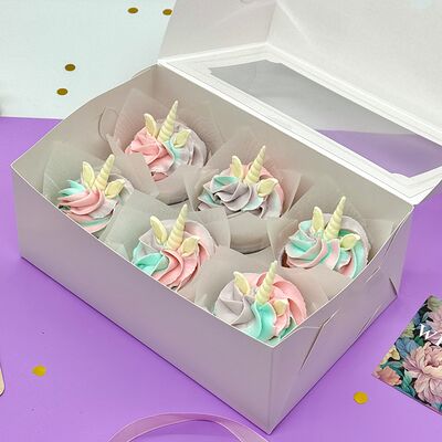 Милые капкейки Единороги в Cosmo Сakery по цене 2500 ₽