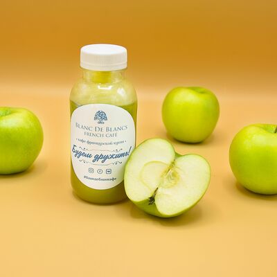 Свежевыжатый сок из зеленых яблок в Блан де блан по цене 410 ₽