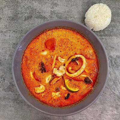 Том ям с морепродуктами в Pizza Mafia по цене 560 ₽